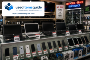 Used electronics and gadgets store display