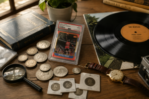 Vintage Collector’s Desk Still Life