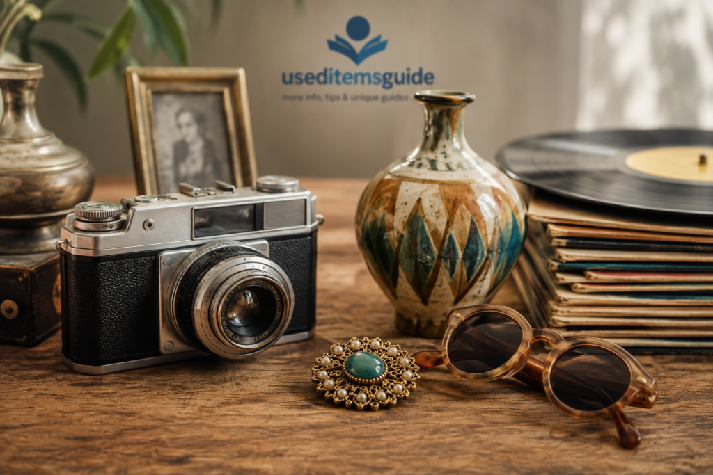 Vintage Collectibles Tabletop Still Life